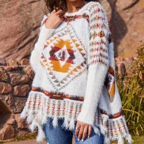 Women’s Lash Tribal Sweater - Picture 1 of 8